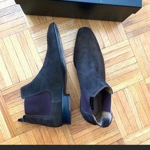Paul Smith brown suede falconer Chelsea boots